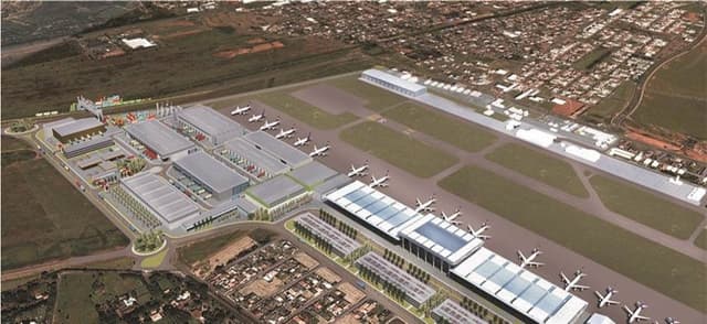 Pista de pouso do Aeroporto de Uberlândia